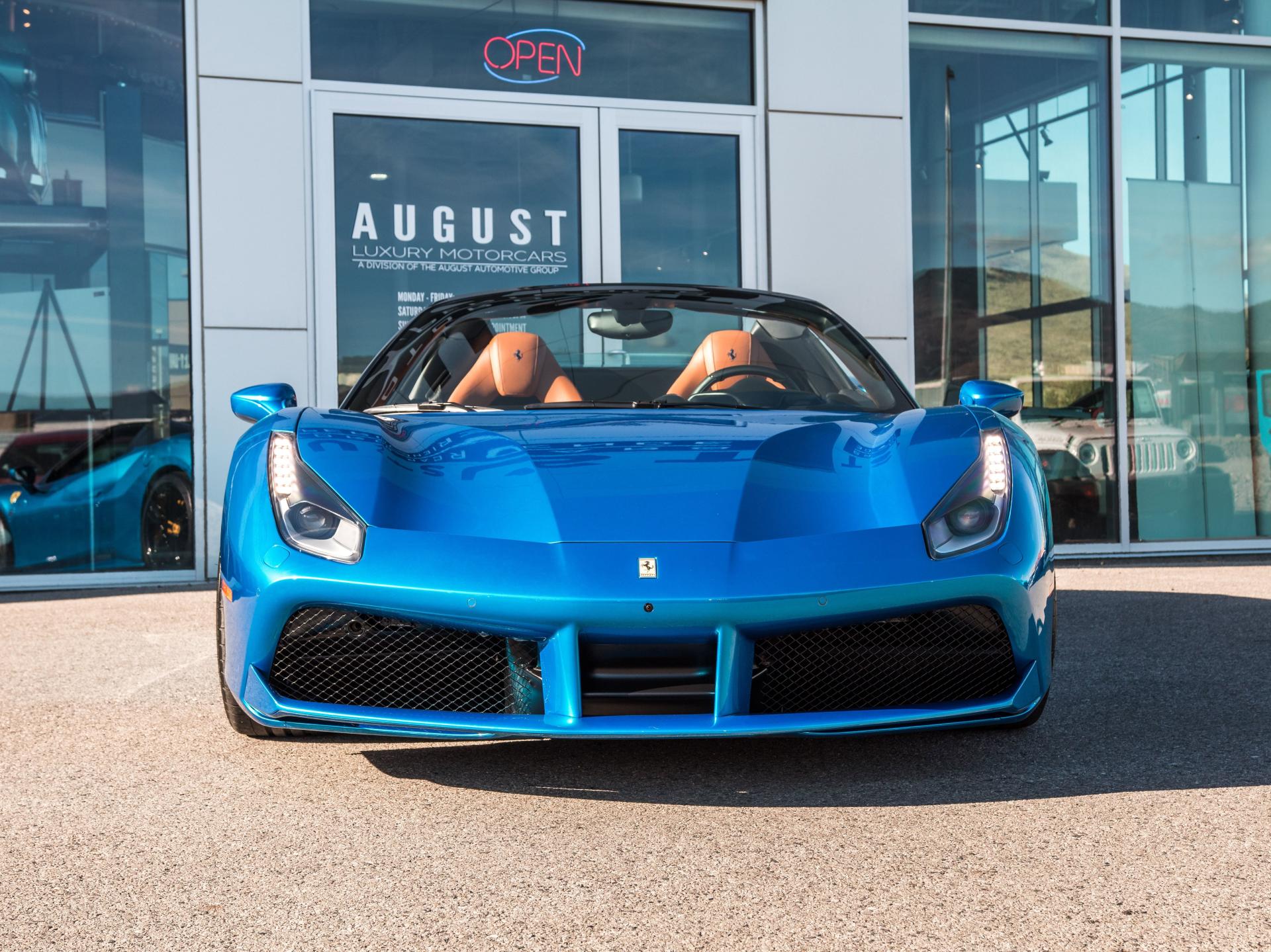 san　ブルーカーペット16p Used 2017 Ferrari 488 Spider Spider For Sale (Sold) | August