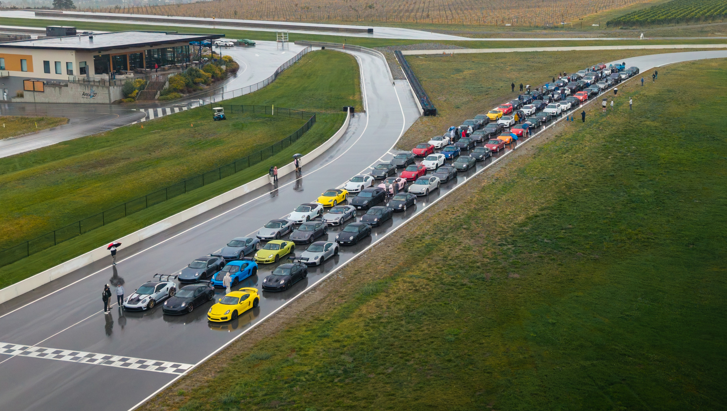 Porsche Club at Area 27 - August Motorcars Track Day